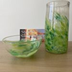 Vase og skål Stovby glaspuster